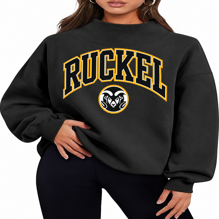 Ruckel Mock Neck Sweatshirt