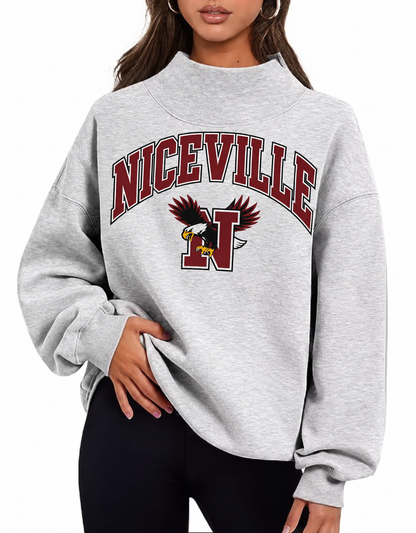Niceville Mock Neck Sweatshirt