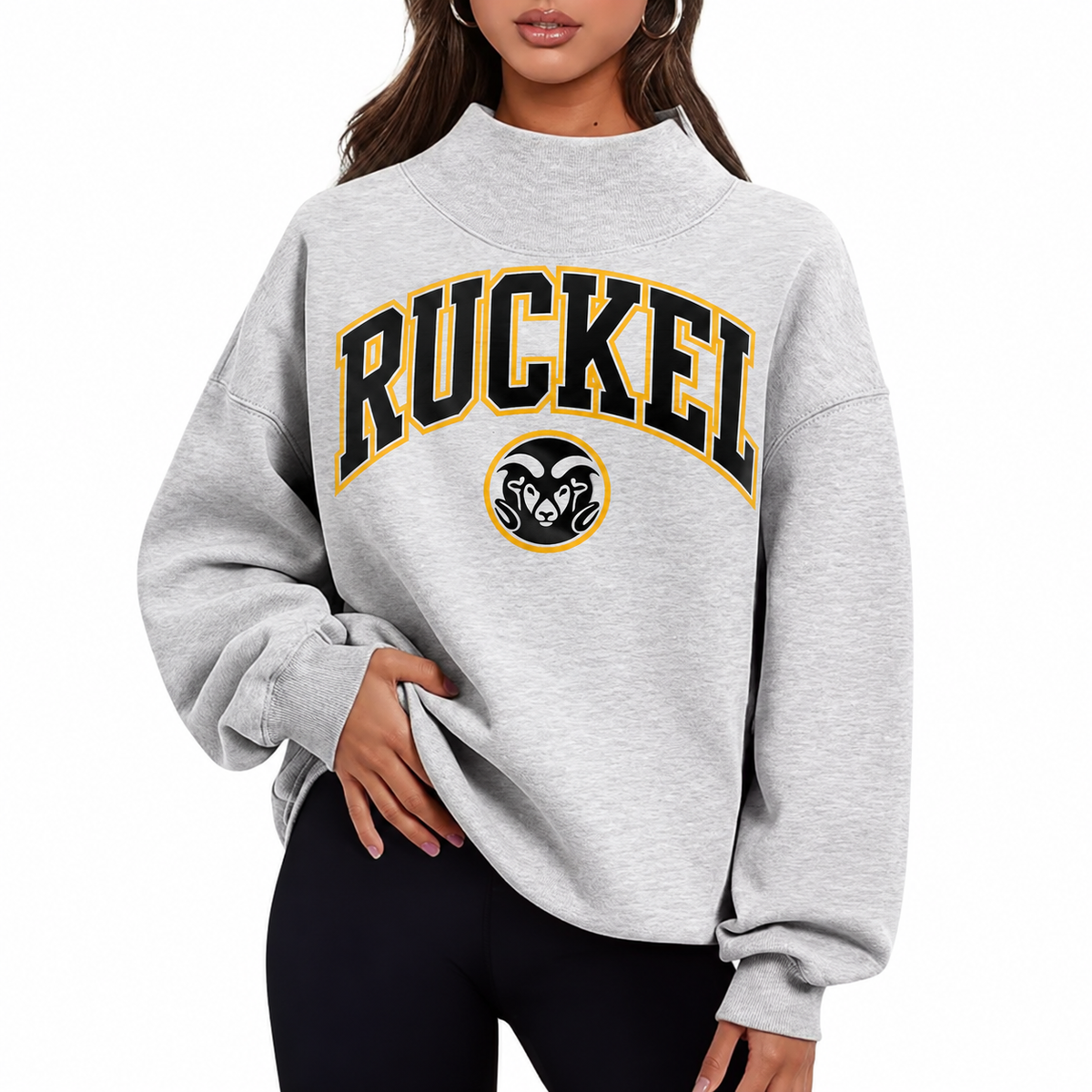 Ruckel Mock Neck Sweatshirt