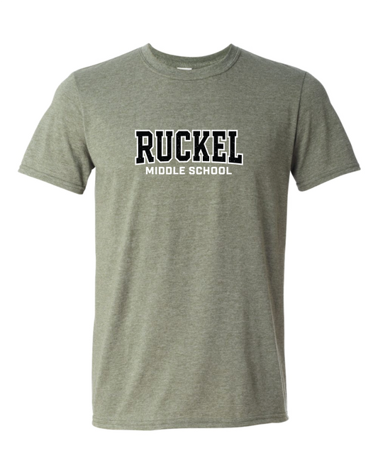 Ram Tough Ruckel Rams heather military green T-shirt
