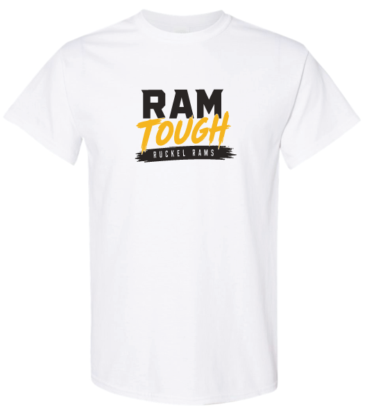 Ram Tough Ruckel Rams white T-shirt